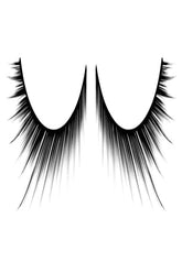 Black Premium Eyelashes - BE648 by Baci Lingerie